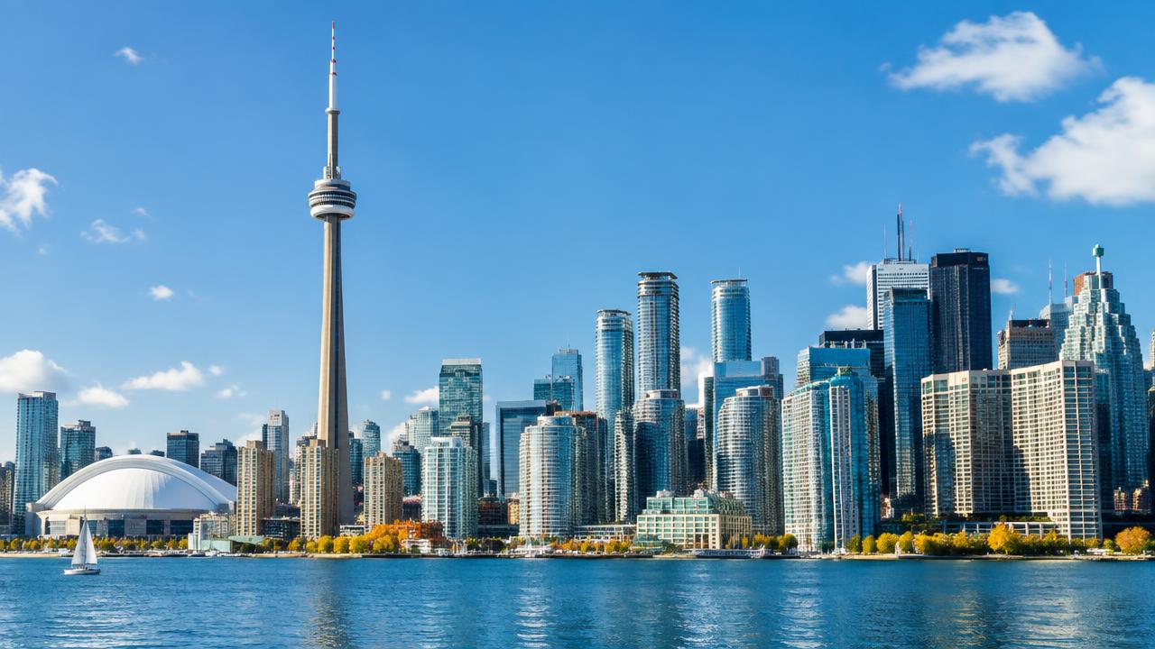 Canada business district skyline